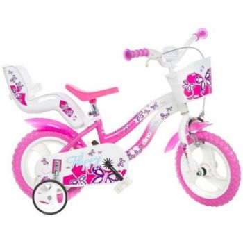 Bicicleta copii 3-5 ani, 12 inch, Flappy, Dino Bikes DB512L02