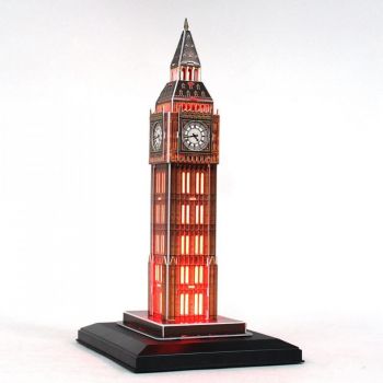 Cubic Fun - Puzzle 3D Led Big Ben 28 Piese