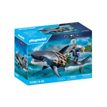 Playmobil Giant Shark With Pirate (71793)