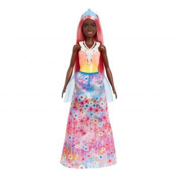 Barbie Dreamtopia Papusa Printesa Cu Par Corai