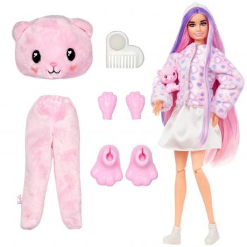 Barbie Papusa Barbie Cutie Reveal Ursulet