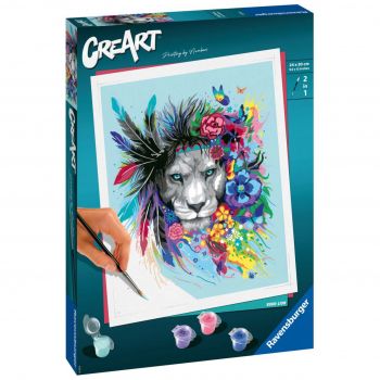 Creart - Pictura Leu Colorat