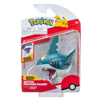 Figurina de actiune Pokemon, model Sharpedo, 11 cm