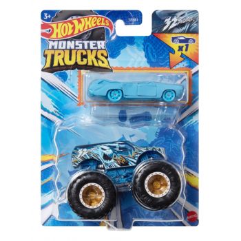 Hot Wheels Monster Truck Si Masinuta Metalica 32 Degrees