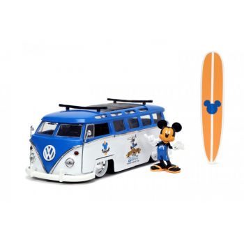 Jada Masina Din Metal Volkswagen T1 Bus Scara 1 La 24 Si Figurina Mickey Mouse