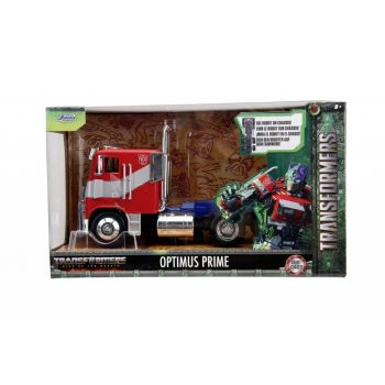 Jada Transformers T7 Optimus Prime 1 Camion Metalic Scara 1:24