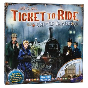 Joc de societate Ticket to Ride Map Collection UK/Pennsylvania,extensie, limba engleza