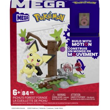 Pokemon Mega Set De Constructie Forajele Forestiere Ale Lui Pichu