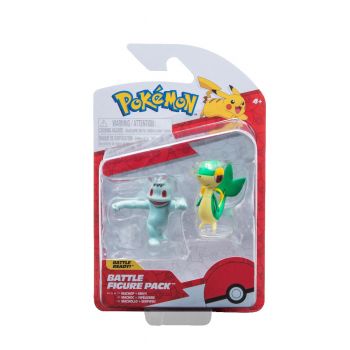 Pokemon - Pachet figurine de actiune, (Machop & Snivy), 2 buc