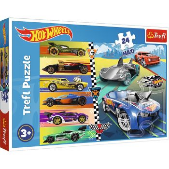 Puzzle Trefl 24 Maxi Hot Wheels Masinile Deosebite