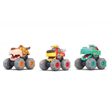 Set 3 Masinute Bebe Monster Truck