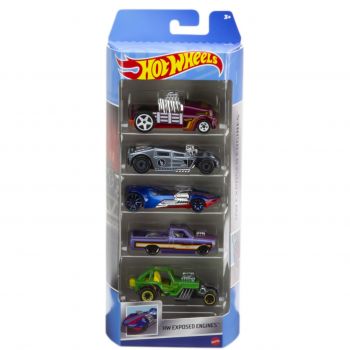 Set 5 Masini Hot Wheels Exposed Engines