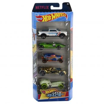 Set 5 Masini Hot Wheels Lets Race