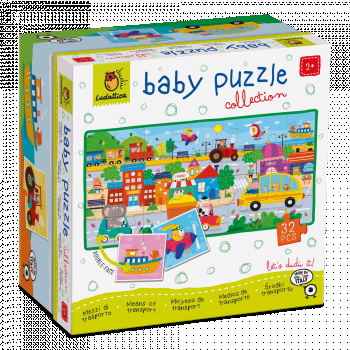 Baby Puzzle - Mijloace de Transport, Ludattica, +2 ani