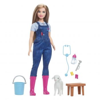 Barbie Papusa Barbie You Can Be Medic Veterinar