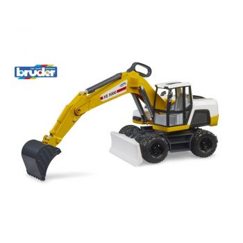 Bruder excavator galben