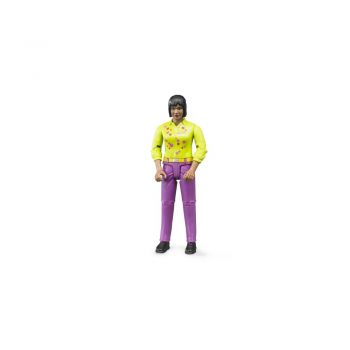 Bruder figurina femeie cu pantaloni violet