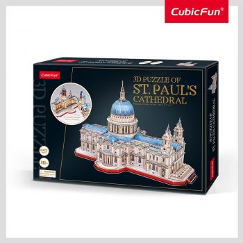 Cubic Fun - Puzzle 3D Catedrala St. Paul (Nivel Complex 643 Piese)