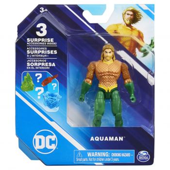 Figurina Aquaman 10Cm Flexibila Cu Accesorii