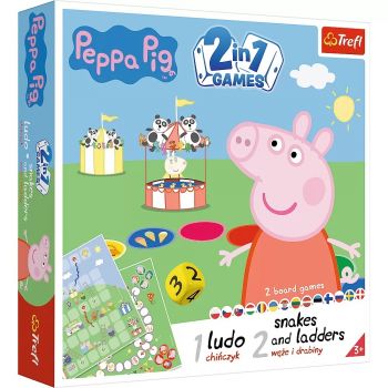 Joc Peppa Pig 2In1 Ludo Si Serpisori Scari