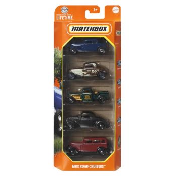 Matchbox Set 5 Masinute Metalice Mbx Road Cruisers Scara 1:64