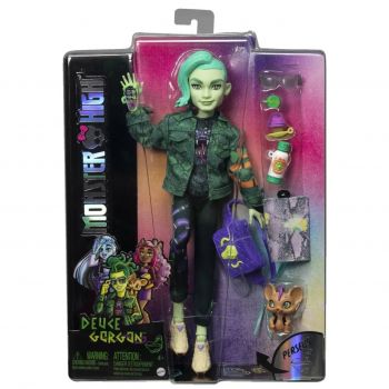 Monster High Papusa Deuce Gordon Cu Animalut Si Accesorii