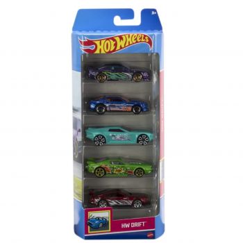 Set 5 Masini Hot Wheels Cu Design Hw Drift