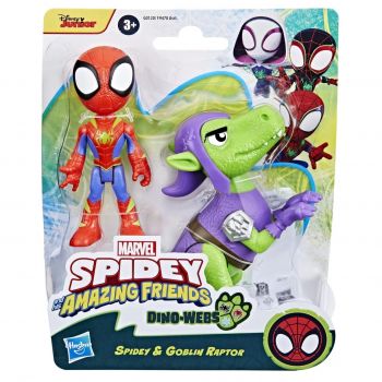 Spidey Si Prietenii Marvel Dino Webs Spidey Si Goblin Raptor