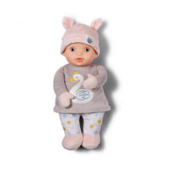 Zapf - Baby Annabell Bebelus cu caciulita mov 30 cm