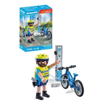 Playmobil - Politist cu bicicleta