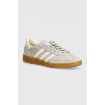 adidas Originals sneakers din piele intoarsă Hanball Spezial culoarea gri, IF7086