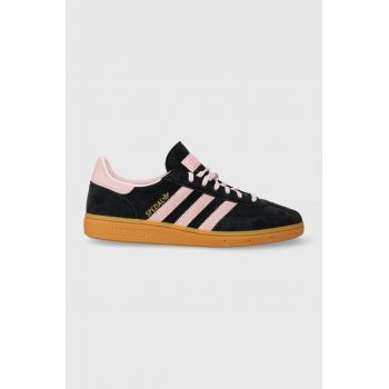 adidas Originals sneakers din piele întoarsă Handball Spezial culoarea negru, IE5897