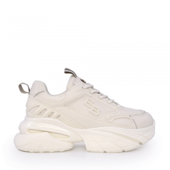 Sneakers chunky Enzo Bertini negri din piele și textil 3869DP181N