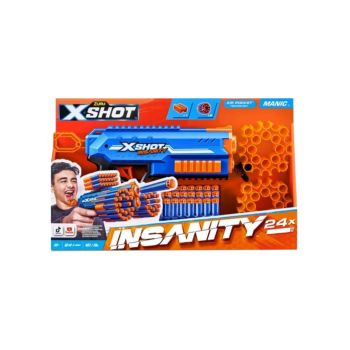 X Shot Insanity Series 1 Manic 24darts (36603)