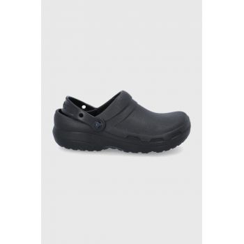 Crocs papuci culoarea negru