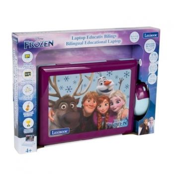 Laptop educational Lexibook, Disney Frozen, 170 de activitati, versiunea 2024