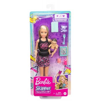 BARBIE PAPUSA SKIPPER FIRST JOBS BABYSITTER PAPUSA BLONDA