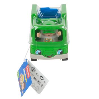 FISHER PRICE LITTLE PEOPLE VEHICUL CAMION RECICLARE 10CM