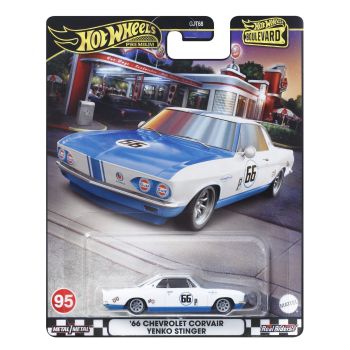 HOT WHEELS PREMIUM BOULEVARD MASINUTA METALICA CHEVROLET CORVAIR YENKO STINGER 66 SCARA 1:64