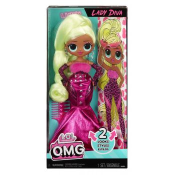 L.O.L. SURPRISE! OMG LADY DIVA PAPUSA FASHIONISTA CU ACCESORII