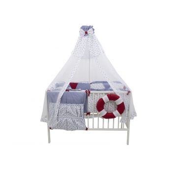 Lenjerie MyKids Ocean 9 Piese 120x60 cm