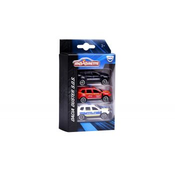 MAJORETTE SET 3 DACIA DUSTER METAL 7.5CM