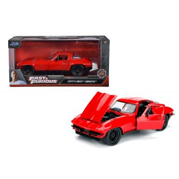 MASINUTA METALICA FAST AND FURIOUS 1966 CHEVY CORVETTE SCARA 1 LA 24