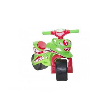 Motocicleta de impins MyKids Racing 0139/5 Verde/Rosu