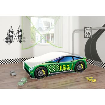 Pat Tineret MyKids Race Car 04 Green-160x80