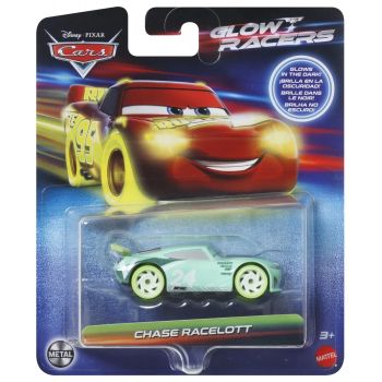 CARS GLOW RACERS MASINUTA METALICA CHASE RACELOTT 1:55