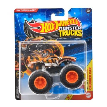 HOT WHEELS MONSTER TRUCK MASINUTA TIGER SHARK SCARA 1:64