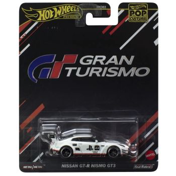 HOT WHEELS POP CULTURE MASINUTA METALICA GRAN TURISMO NISSAN GT R NISMO GT 3 SCARA 1:64