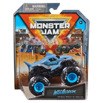 MONSTER JAM MASINUTA METALICA MEGALODON SCARA 1 LA 64