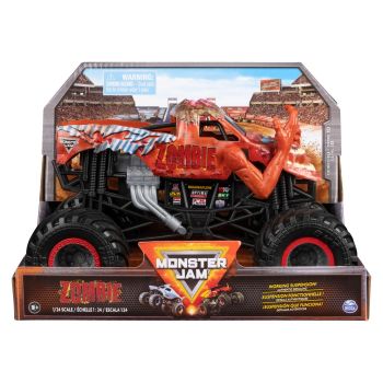 MONSTER JAM MASINUTA METALICA ZOMBIE SCARA 1:24